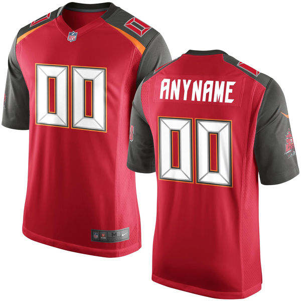 Nike Tampa Bay Buccaneers Customized Red Stitched Youth NFL Jersey